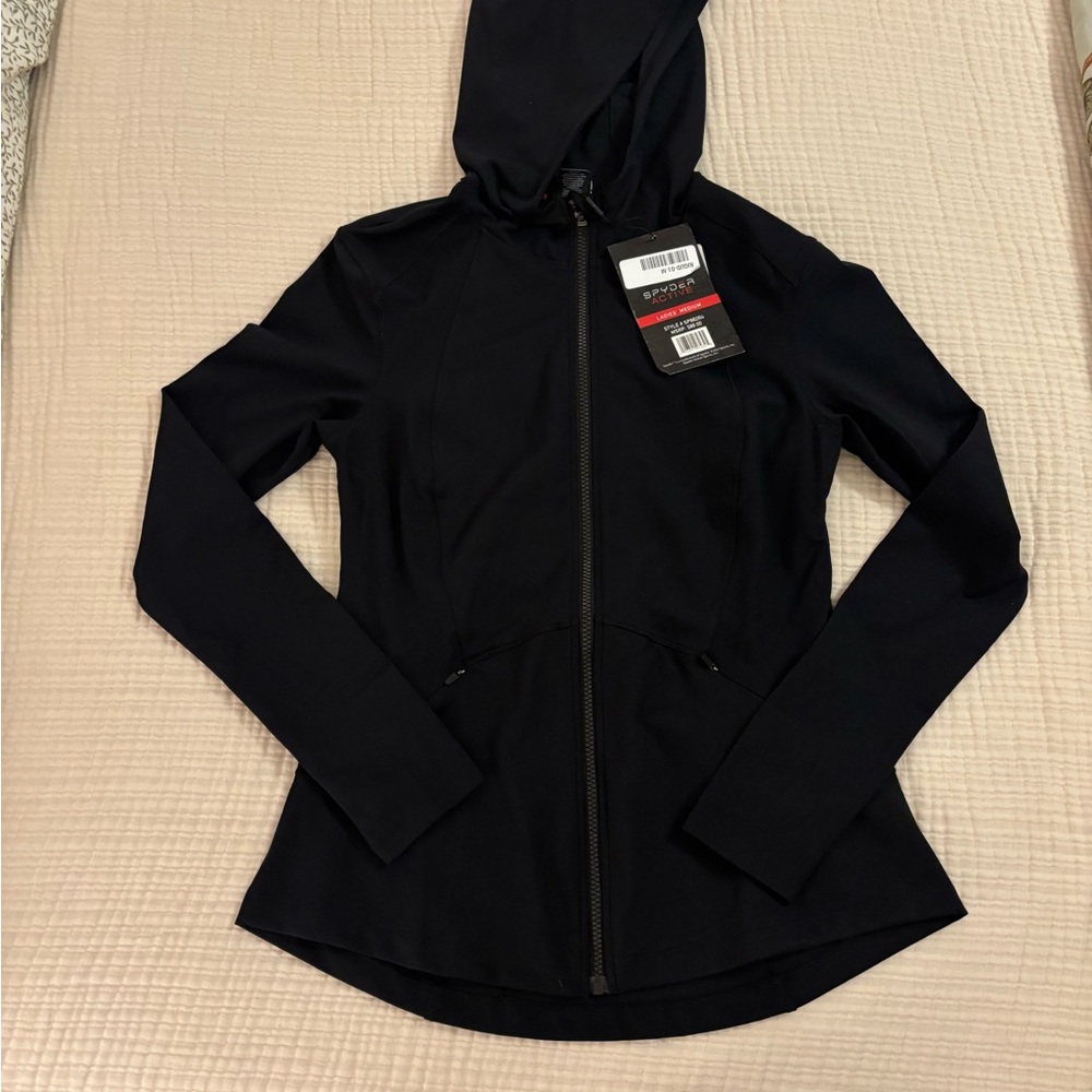 NWT Spyder Women's Black Athletic Jacket